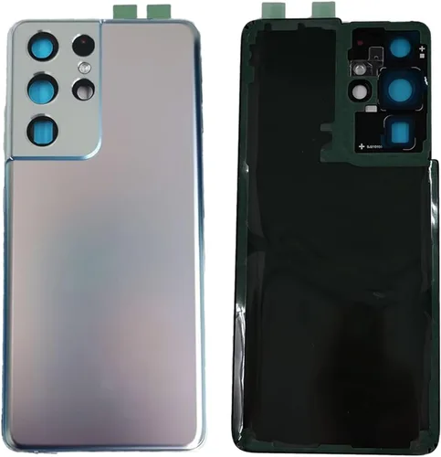 Miniatura 2 de Galaxy S21 Ultra - Carcasa de repuesto para Samsung Galaxy S21U S21 Ultra 5G SM-G998B G998U G998U1 G998U1 G998W con lente de cámara de vidrio
