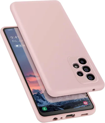 Miniatura 7 de Funda diseñada para Galaxy A52 5G / A52s 5G, silicona líquida de goma a prueba de golpes, forro de tela de microfibra suave, compatible con Galaxy