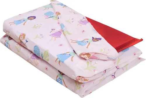 Miniatura 16 de Wildkin Funda de algodón para siesta para niñas, funda de repuesto suave con solapa cosida, se adapta a alfombrillas de vinilo de 1.5 pulgadas