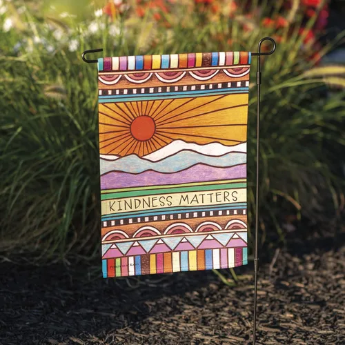 Miniatura 3 de Primitives by Kathy Bandera de jardín Kindness Matters