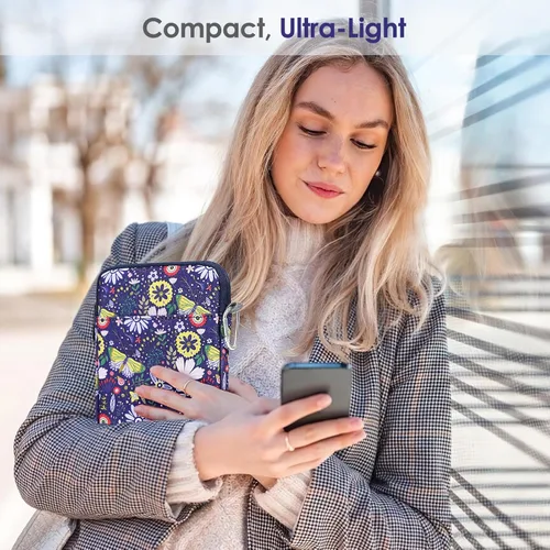 Miniatura 8 de MoKo Funda para Kindle de 6 a 7 pulgadas, funda protectora de nailon compatible con Kindle Paperwhite 2021, Fire 7 2022, totalmente nuevo
