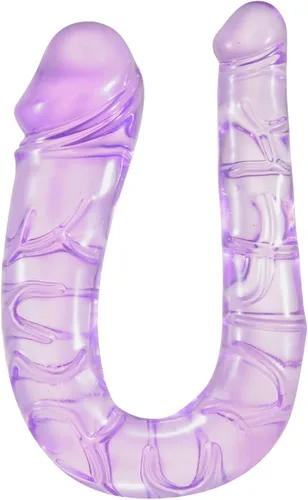 Consoladores de doble extremo, consolador realista súper largo para simulación de vagina anal, flexible de doble cara para adultos, juguetes