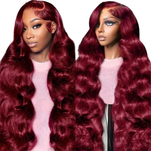 Miniatura 22 de Pelucas Body Wave de Encaje Frontal de Cabello Humano 13x6 HD Pelucas de Encaje Frontal de Cabello Humano Densidad 200 Pelucas Vírgenes Brasileñas