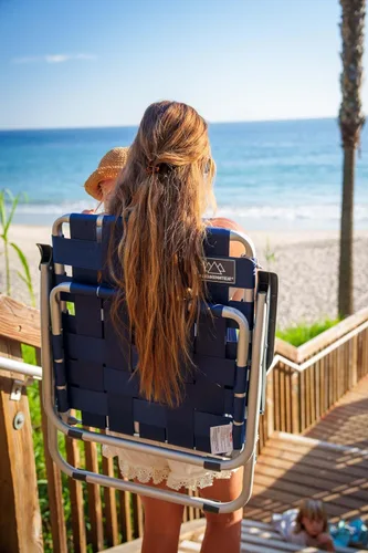 Miniatura 8 de MOUNTAIN SUMMIT GEAR Caddis Sports - Silla de playa de malla baja con correas de mochila, asiento ligero portátil para aventuras al aire libre, días