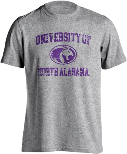 Miniatura 123 de Sport Your Gear NCAA Camiseta de manga corta retro con licencia oficial de aspecto desgastado para el día del juego, camiseta de espíritu deportivo
