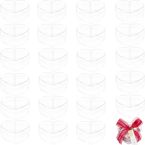 Miniatura 17 de KissYou Caja de acrílico para caramelos, cajas de exhibición transparentes con tapa de plástico pequeño, cubo cuadrado de plástico, caja