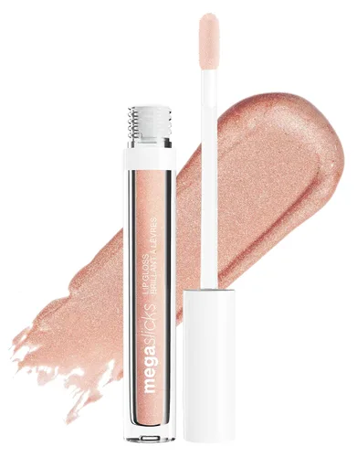Miniatura 15 de Wet n Wild MegaSlicks Brillo labial, ultrabrillante, enriquecido con vitamina E, ultrabrillo de alto brillo hidratante, sin crueldad y vegano - My