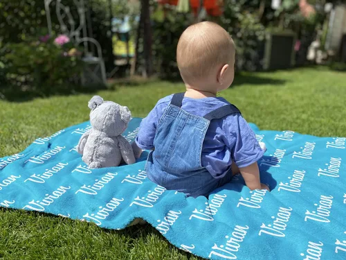 Miniatura 2 de Yoke Style Ship Next Day, mantas personalizadas para adolescentes y niños, manta personalizada con nombre para niños, manta de franela ultrasuave