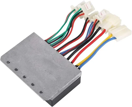 Miniatura 8 de Controlador de motor de scooter eléctrico, controlador de motor cepillado de doble voltaje de 24 V/12 V, compatibilidad universal para viajeros