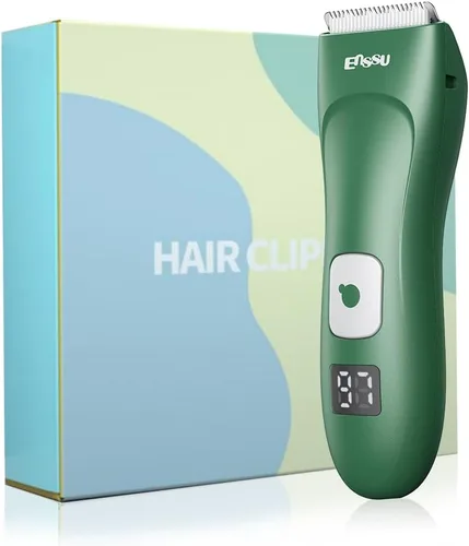 Miniatura 7 de Cortapelos para bebés para principiantes, kit profesional de corte de pelo de bebé de 13 piezas, cortapelos silenciosos para autismo con IPX7