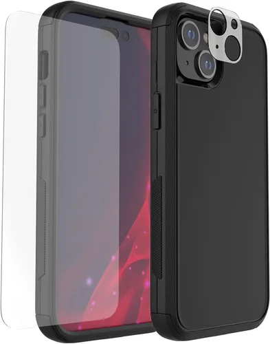 Miniatura 13 de X-belmox Funda protectora para iPhone 15 Plus, 3 capas, resistente a prueba de golpes, protección contra caídas, grado MiIitary para iPhone 14 Plus