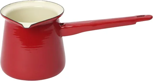Dexam 17819184 Vintage Home Enamelware - Cafetera turca de 13.5 fl oz, color rojo claro