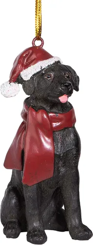 Miniatura 22 de Design Toscano - Figura de perro para decoración navideña. Golden Retriever