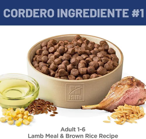 Miniatura 3 de Hill's Science Diet Adulto 1-6, Nutrición Premium para Adultos, Alimento Seco para Perros, Cordero y Arroz Integral, Bolsa de 33 Libras