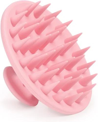 Miniatura 14 de Meartchy Cepillo de champú y masajeador de cuero cabelludo de silicona, cepillo para el cuero cabelludo para el crecimiento del cabello