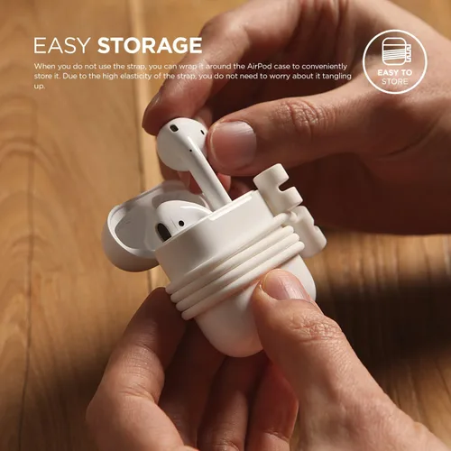 Miniatura 7 de elago Correa para AirPods [Jean Indigo] - [Compatible con Apple AirPods 1 y 2] [Compacto] [Ligera] [Longitud ideal] - para Apple AirPods 1 y 2