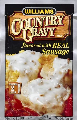 Miniatura 2 de Williams Country Gravy saborizado con salchicha real, 2.5 onzas.