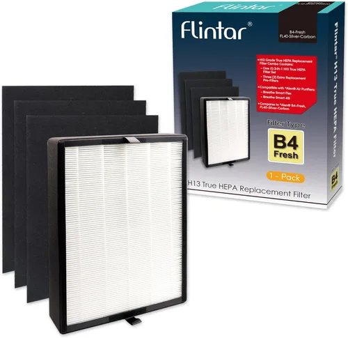Filtro de repuesto B4-Fresh, compatible con Alen BreatheSmart Flex y purificador de aire 45i, filtración de aire de alta eficiencia de grado H13 con