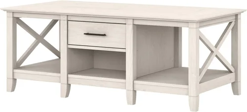 Miniatura 11 de Bush Home Key West - Mesa de centro con almacenamiento, color gris Cape Cod