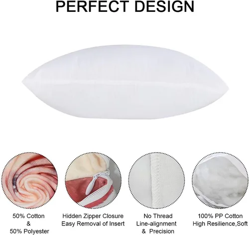 Miniatura 4 de Almohada personalizada, almohadas de fotos personalizadas con inserto – 16 x 16 pulgadas con impresión dúplex imagen/texto – Regalo único