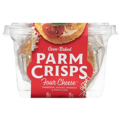 Miniatura 6 de ParmCrisps - Everything Cheese Parm Crisps, hechas simplemente con queso 100% real Snacks keto saludables, bajos en carbohidratos, altos