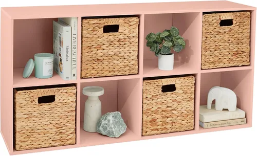 Miniatura 25 de Best Choice Products Organizador de almacenamiento de 6 cubos, abertura de estante de 13.5 pulgadas, estantería, librero, estante de exhibición