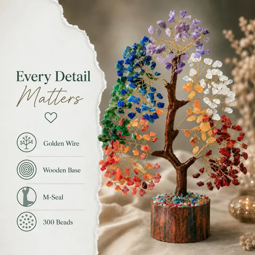 Miniatura 3 de El árbol de cristal original de 7 chakras, regalo de cumpleaños para mujeres, árbol de la vida de cristal curativo para hermana, regalos de 001