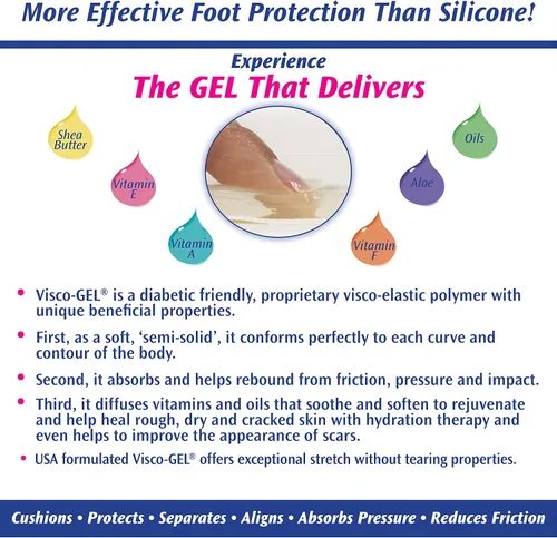 Miniatura 5 de PediFix Visco-gel - Cojín para dedos de martillo, pequeño derecho