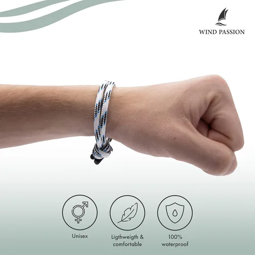 Miniatura 37 de Wind Passion Pulsera para hombre con cuerda mono con estilo náutico trenzado