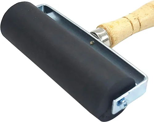 Miniatura 3 de Paquete de 4 rodillos de goma – Rodillos Brayer con 3 tamaños para manualidades Rodillos de perforación para impresión, brocha de pintura, aplicador