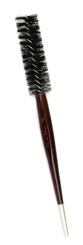 Tredoni Cepillo redondo de pelo corto de 1 pulgada – Estilo flequillo/flequillo, secado por soplado, alisado, rizado y añade volumen al cabello