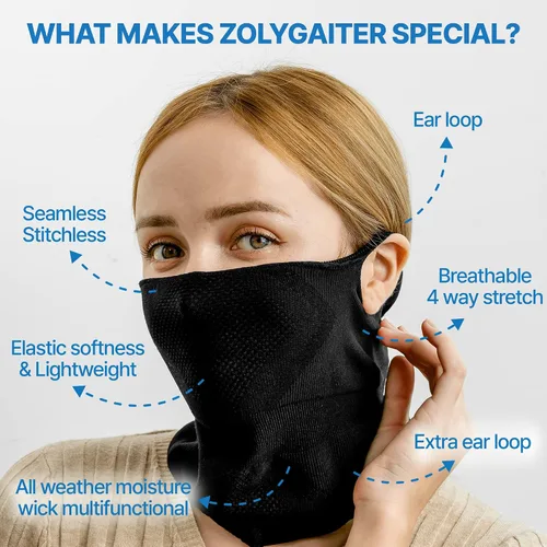 Miniatura 4 de Pasamontañas para la cara y el cuello, máscara para correr para hombres y mujeres Protección solar UV sin estaciones