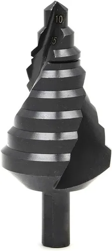 Juego de brocas escalonadas en espiral HSS, agujero de titanio, flauta en espiral, cobalto, broca escalonada de carburo, taladro escalonado negro,