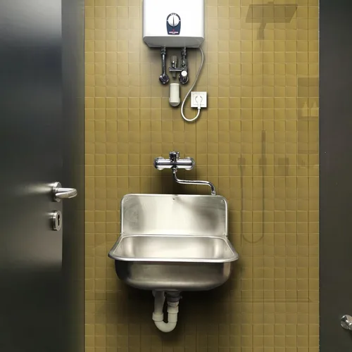 Miniatura 5 de Yipscazo - Losetas de salpicaduras en mosaico de acero inoxidable, de metal, para despegar y pegar, adhesivos, para cocina, baño, lavandería, en oro