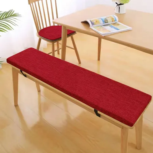Miniatura 14 de Cojín de banco, antideslizante y grueso, para banco de patio, cojín duradero de espuma viscoelástica de alta densidad para banco de zapatos, Negro