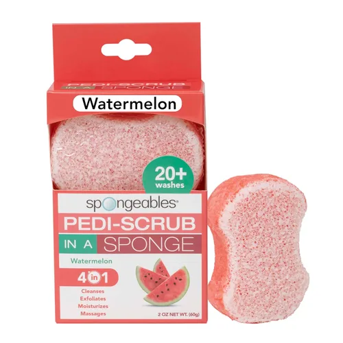 Miniatura 28 de Spongables Pedi Scrub - Esponja exfoliante para pies de 5+ lavados, lavanda, 6 unidades Aceite de árbol de té de lavanda Viaje