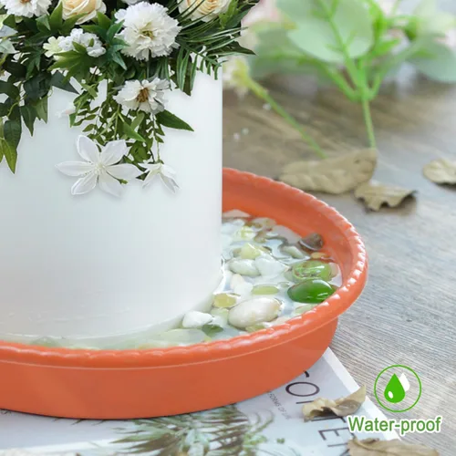 Miniatura 2 de SupKing Paquete de 9 Platillos para Plantas (6 pulgadas /8 pulgadas /10 pulgadas), Bandejas Resistentes y Robustas para Plantas, Bandeja