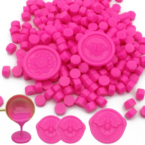 Miniatura 24 de 250 unidades de cuentas de cera de sello doradas antiguas, cuentas de cera premium de Andotopee para sellos de sellos, paquete de repuesto de perlas