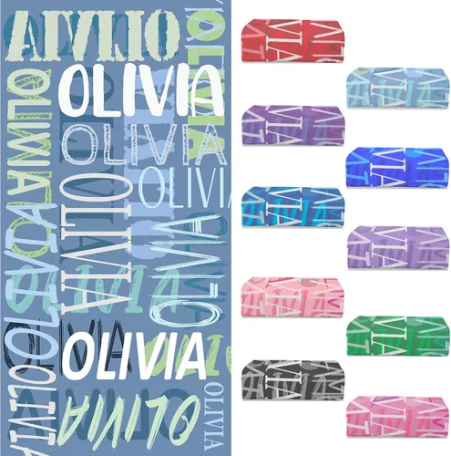 Miniatura 15 de Toallas de playa personalizadas con nombre para niños y adultos, toallas de viaje personalizadas de microfibra para baño y piscina
