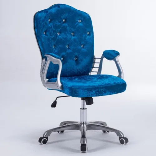 Miniatura 12 de QQXX Silla de oficina en casa, silla ergonómica de escritorio, silla de computadora con soporte lumbar, reposabrazos, silla ejecutiva giratoria