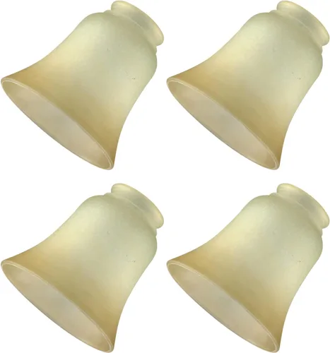Miniatura 10 de Cubiertas de vidrio para ventilador de techo, reemplazo de pantalla de vidrio para lámpara de luz, paquete de 4 globos de vidrio transparente