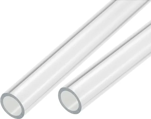 Miniatura 21 de MECCANIXITY Tubo acrílico transparente rígido redondo 18mm (0.7") ID 0.866 in (7/8") OD 14" para lámparas y linternas, sistema de refrigeración por