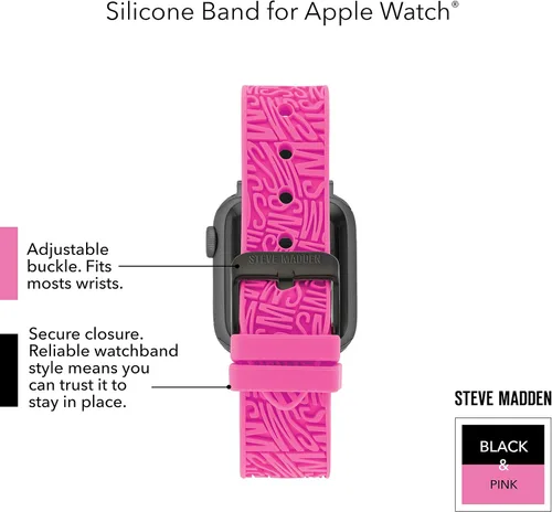 Miniatura 5 de Steve Madden Correa de silicona de moda para Apple Watch