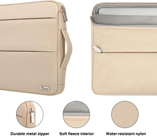 Miniatura 5 de Voova Funda impermeable para laptop de 14 y 15 pulgadas, compatible con MacBook Air 15 M2/M3/M4 2022-2025, MacBook Pro 15, Hp Chromebook 14, Dell
