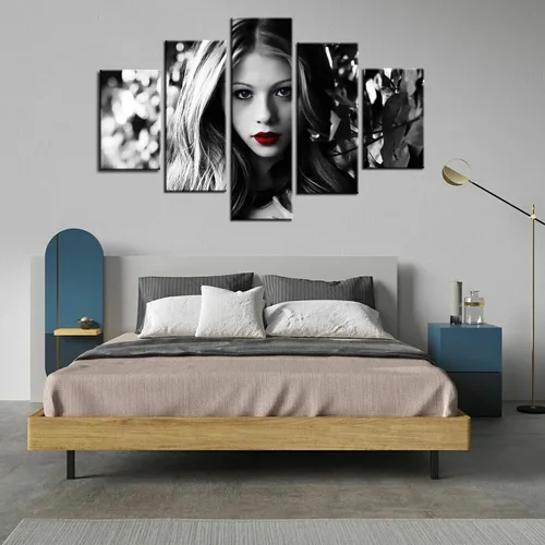Miniatura 4 de ZHIYYHAO Imágenes personalizadas enmarcadas para pared, retrato familiar de bebé, mascota, boda, paisaje de paisaje, impresiones en lienzo
