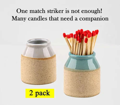Miniatura 3 de dgudgu Match Cloche - Juego de 2 mini soportes de cerámica con cerrojo