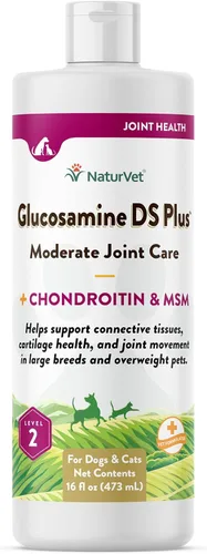 Miniatura 16 de NaturVet – Glucosamina DS Plus - Nivel 2 Cuidado Moderado – Apoya la Función Saludable de Cadera y Articulaciones – Mejorado con Glucosamina, MSM