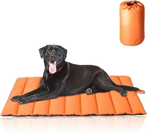 Miniatura 11 de CHEERHUNTING - Cama de perro al aire libre, impermeable, lavable, tamaño grande, duradera, resistente al agua, tapete portátil para camping y viajes
