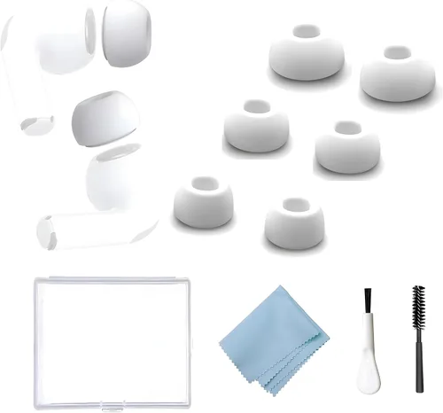 3 pares de almohadillas de repuesto para AirPods Pro y Airpods Pro de 2ª generación, almohadillas de silicona premium para una comodidad superior