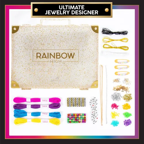 Miniatura 2 de Rainbow High El mejor diseñador de joyas, kit de fabricación de joyas de bricolaje, diseño de más de 20 piezas de joyería, gran actividad de fin